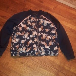 Plus size bomber